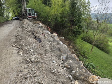 Sanacija cestišča Kamnik – Palovče – Vranja Peč (8)